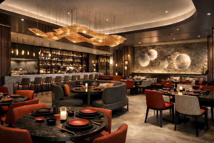 Illustrative concept visual for Jade Room, Contemporary Chinese Bistro